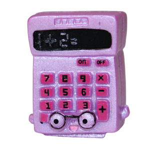 Shopkins Kelly Calculator Stationery Team #3-126 Pearl Finish Special Edition
